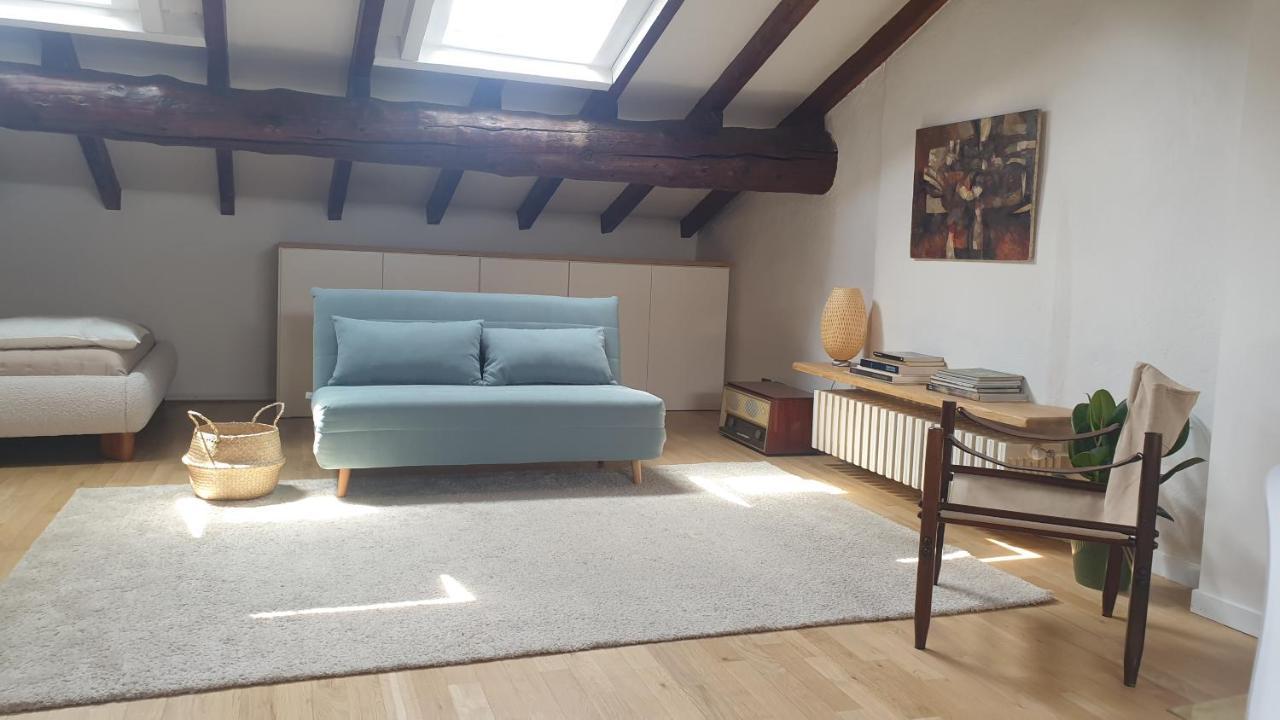Mansarda Laurent Parma Bagian luar foto